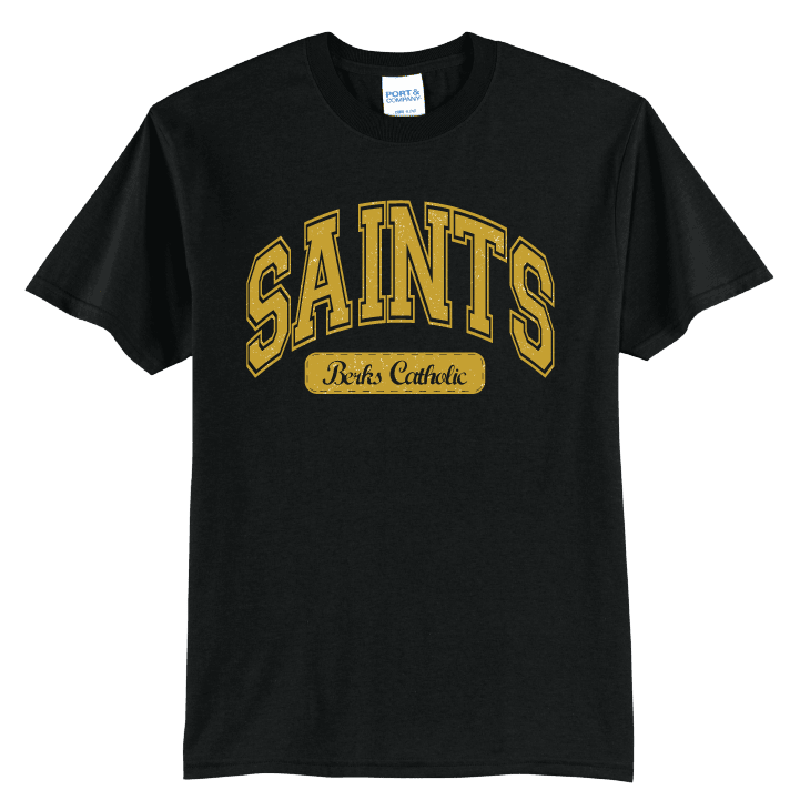 Berks Catholic Saints Vintage Varsity T-Shirt | Retro Collegiate Spirit Tee