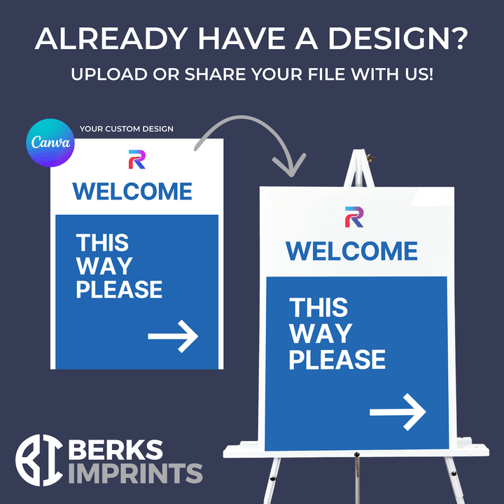 Large Custom Acrylic Sign | Business Logo, QR Code, Event & Corporate Display