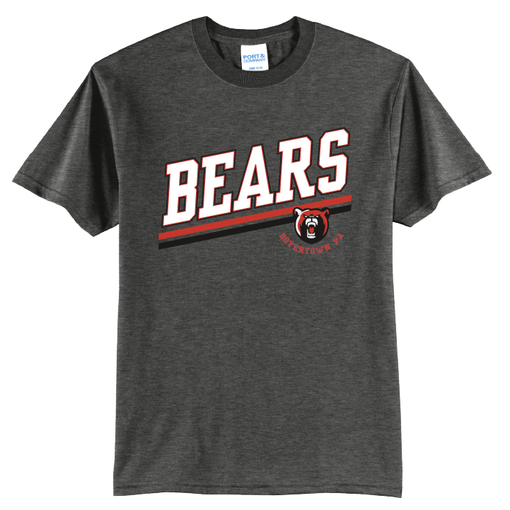 Boyertown Bears Varsity Stripe T-Shirt | School Spirit Tee