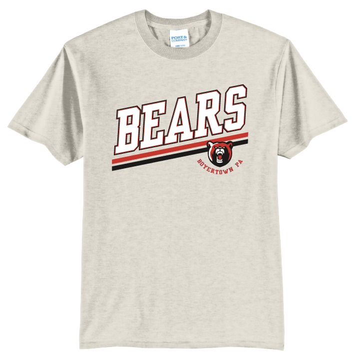Boyertown Bears Varsity Stripe T-Shirt | School Spirit Tee
