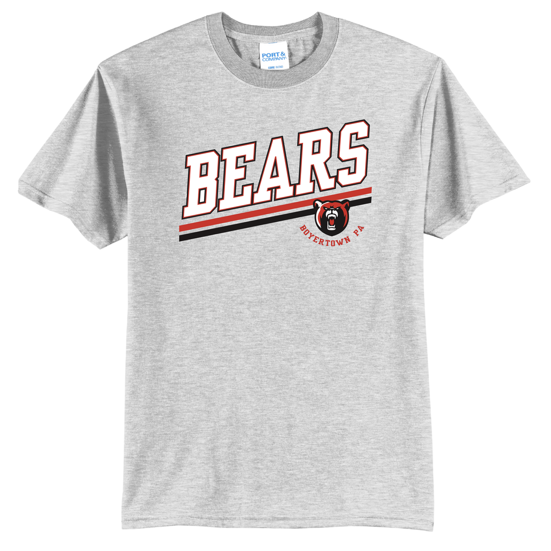 Boyertown Bears Varsity Stripe T-Shirt | School Spirit Tee