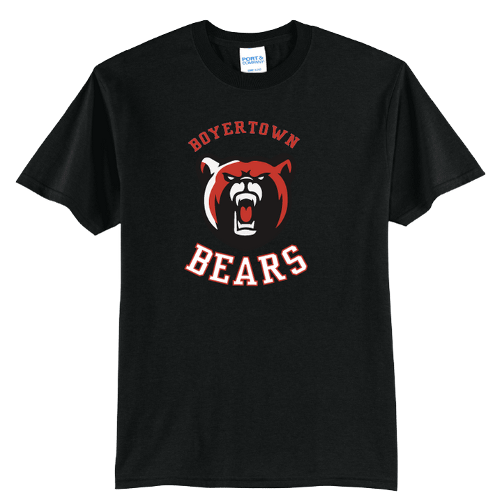 Boyertown Bears Script T-Shirt | Varsity Monogram Spirit Tee