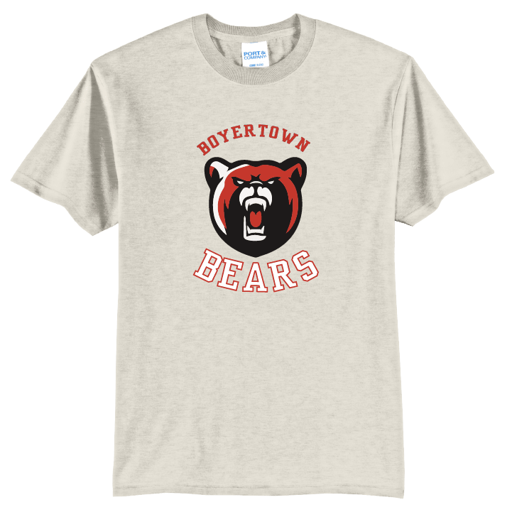 Boyertown Bears Script T-Shirt | Varsity Monogram Spirit Tee