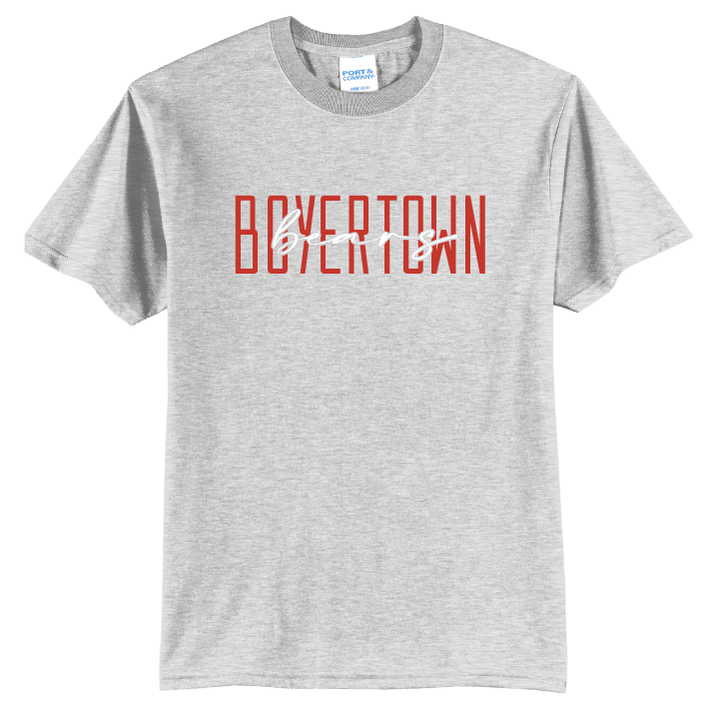 Boyertown Bears Tee | Modern Type School Spirit Shirt