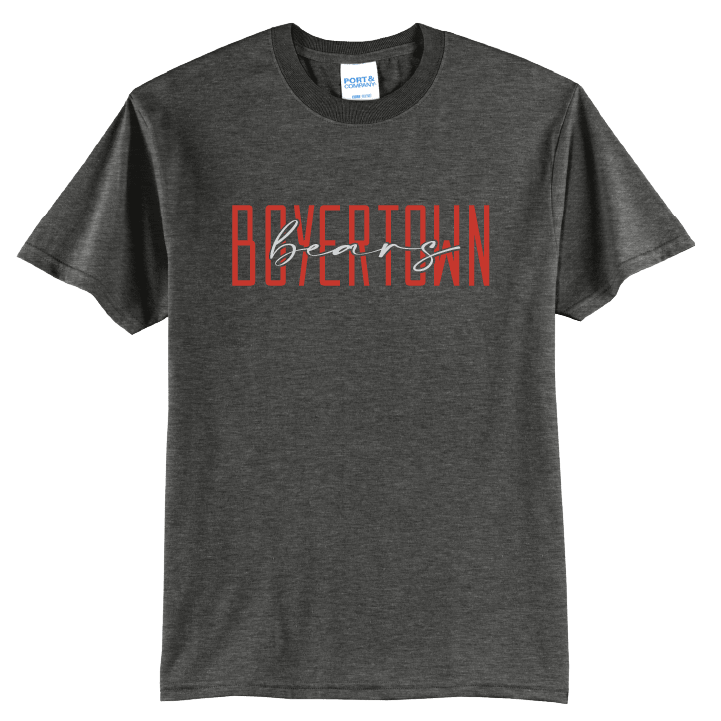 Boyertown Bears Tee | Modern Type School Spirit Shirt