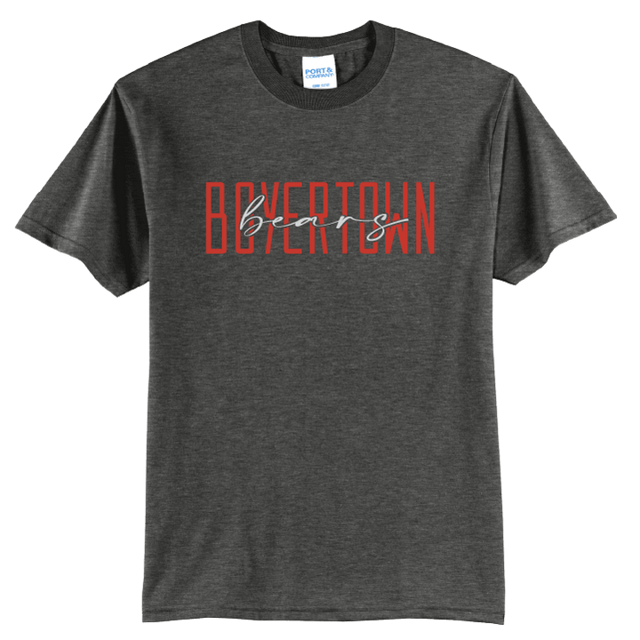 Boyertown Bears Tee | Modern Type School Spirit Shirt