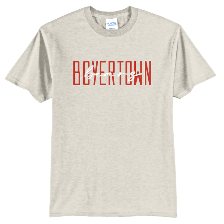 Boyertown Bears Tee | Modern Type School Spirit Shirt