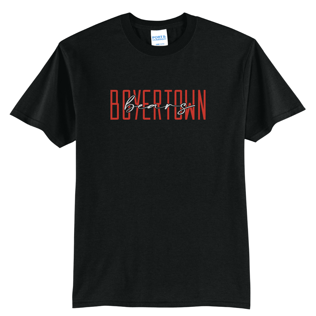 Boyertown Bears Tee | Modern Type School Spirit Shirt