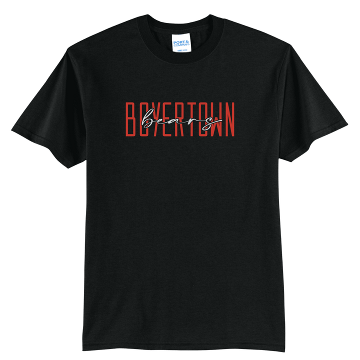 Boyertown Bears Tee | Modern Type School Spirit Shirt