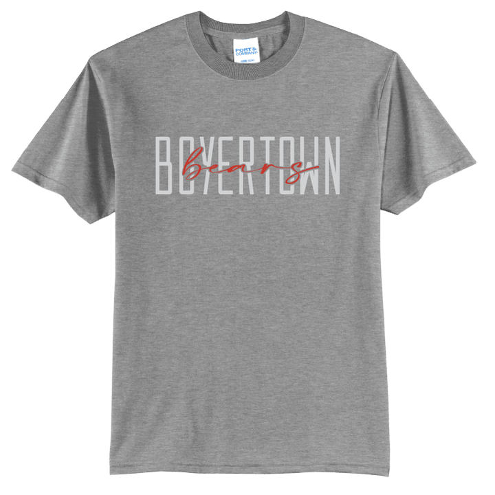 Boyertown Bears T-Shirt | Modern Type School Spirit Shirt