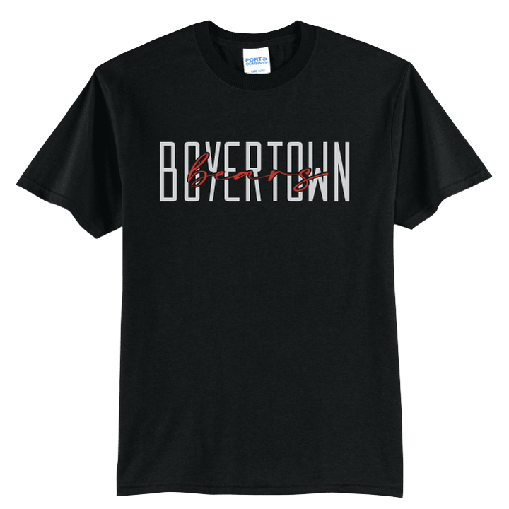 Boyertown Bears T-Shirt | Modern Type School Spirit Shirt