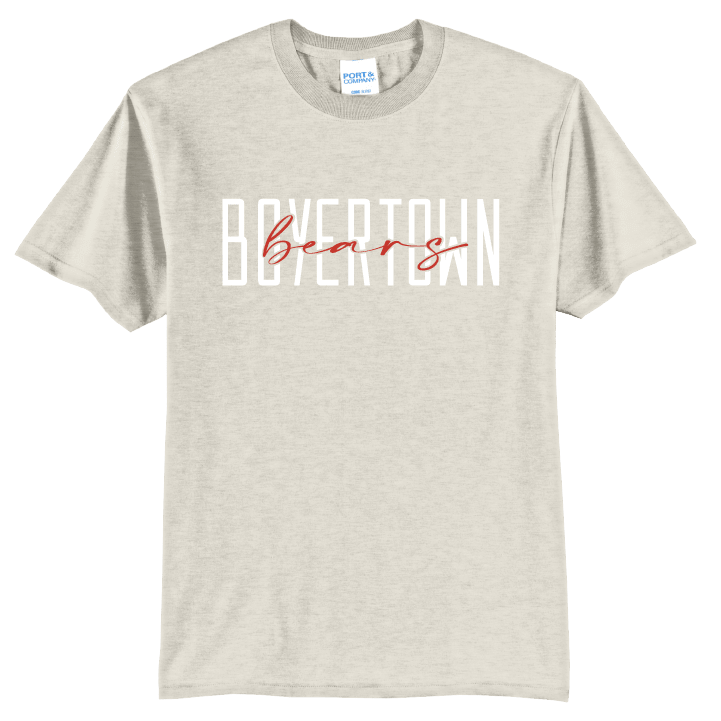 Boyertown Bears T-Shirt | Modern Type School Spirit Shirt