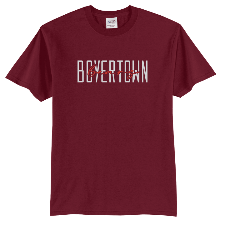 Boyertown Bears T-Shirt | Modern Type School Spirit Shirt