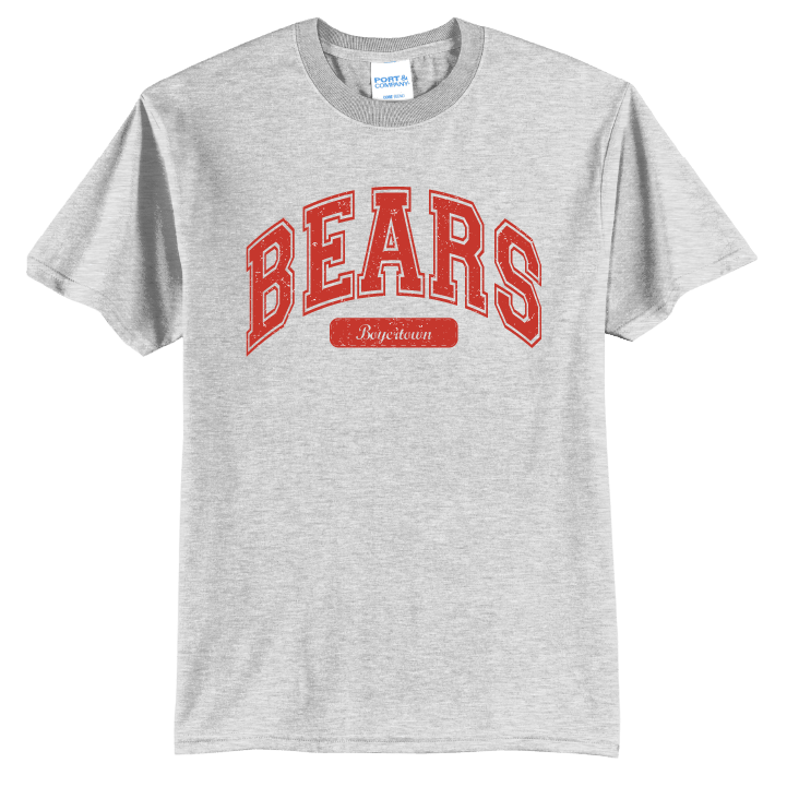 Boyertown Bears Vintage Varsity T-Shirt | Retro Collegiate Spirit Tee