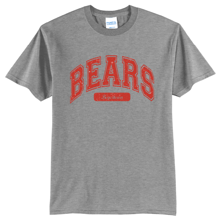 Boyertown Bears Vintage Varsity T-Shirt | Retro Collegiate Spirit Tee