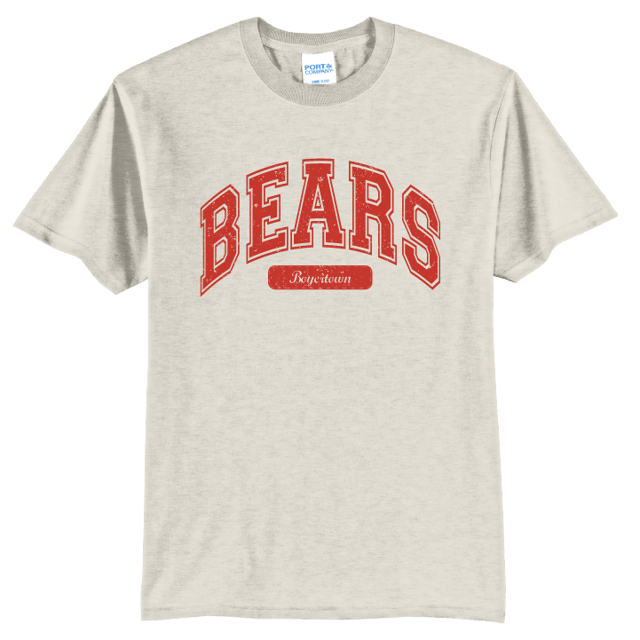 Boyertown Bears Vintage Varsity T-Shirt | Retro Collegiate Spirit Tee
