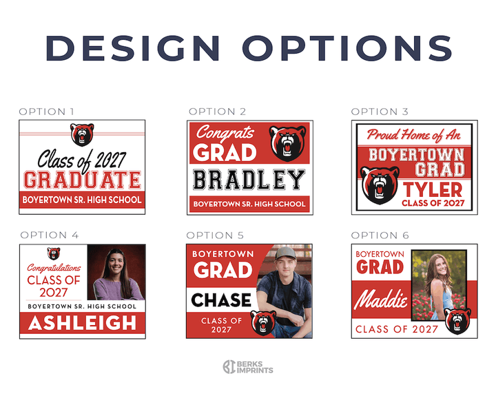 Class of 2027 Boyertown Graduate Yard Signs