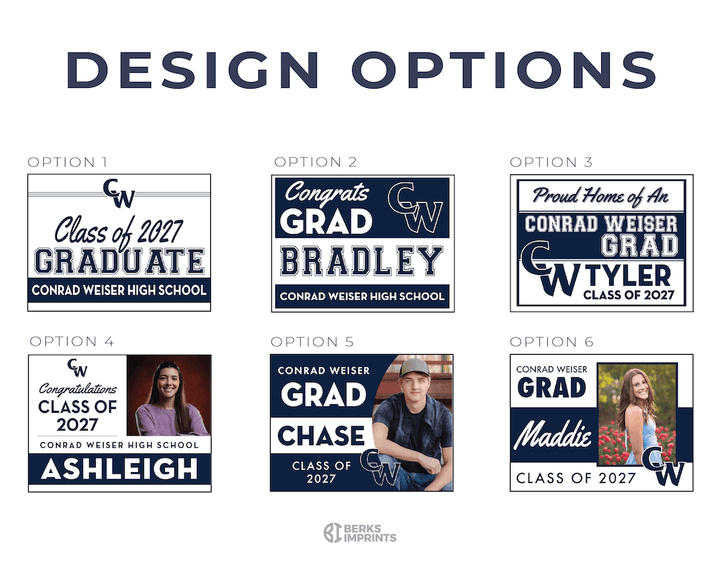 Class of 2027 Conrad Weiser Graduate Yard Signs
