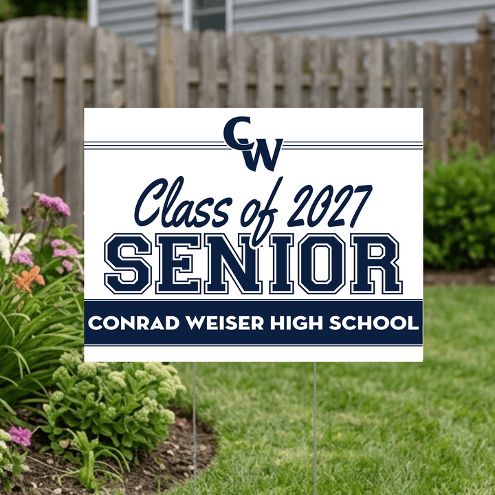 Conrad Weiser senior yard sign