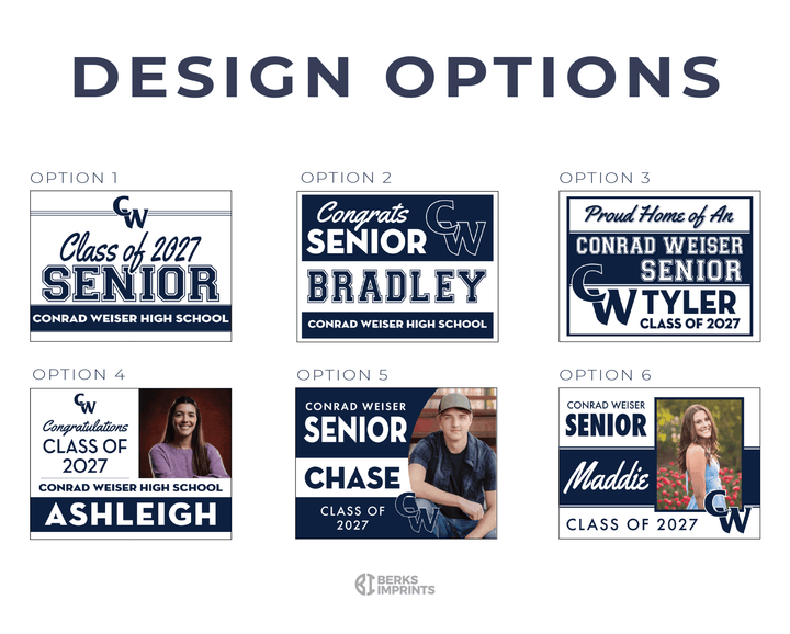 Conrad Weiser senior yard sign