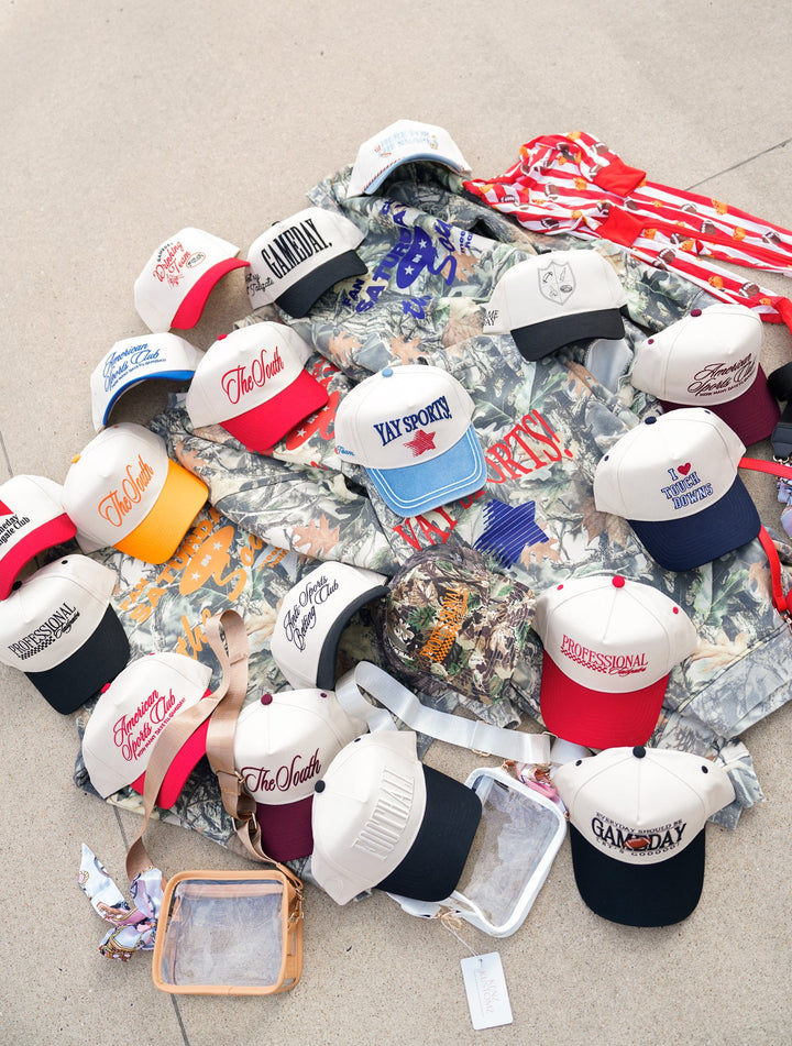 Yay Sports! - Denim Vintage Trucker Hat