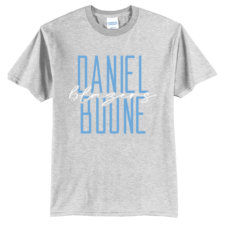 Daniel Boone Blazers Stacked Script T-Shirt | School Spirit Tee