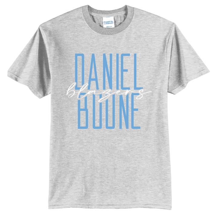 Daniel Boone Blazers Stacked Script T-Shirt | School Spirit Tee