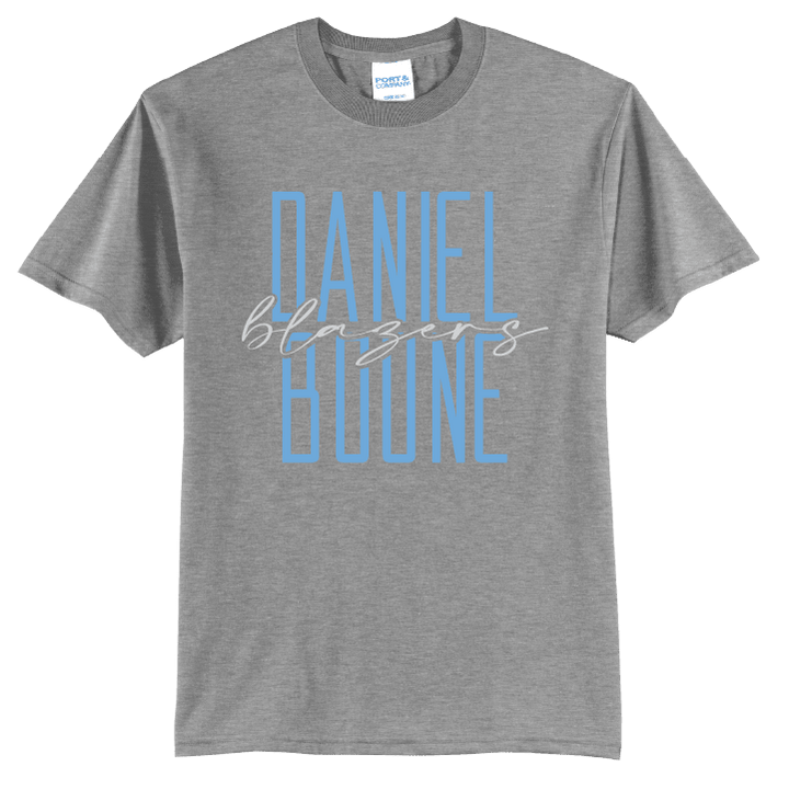 Daniel Boone Blazers Stacked Script T-Shirt | School Spirit Tee