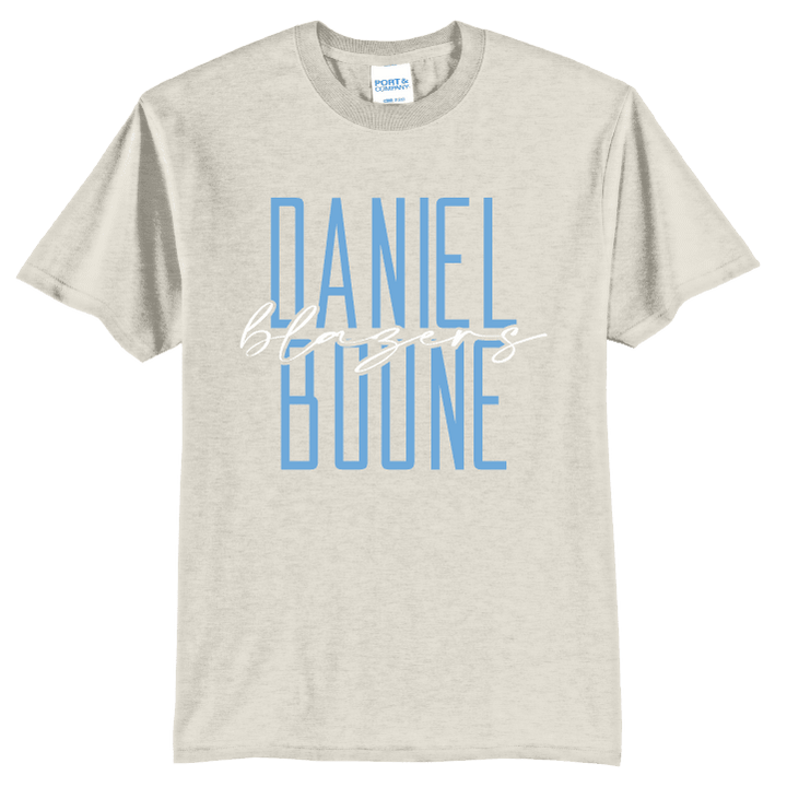 Daniel Boone Blazers Stacked Script T-Shirt | School Spirit Tee