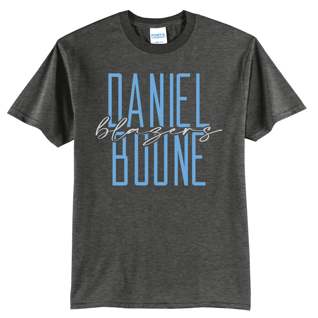 Daniel Boone Blazers Stacked Script T-Shirt | School Spirit Tee