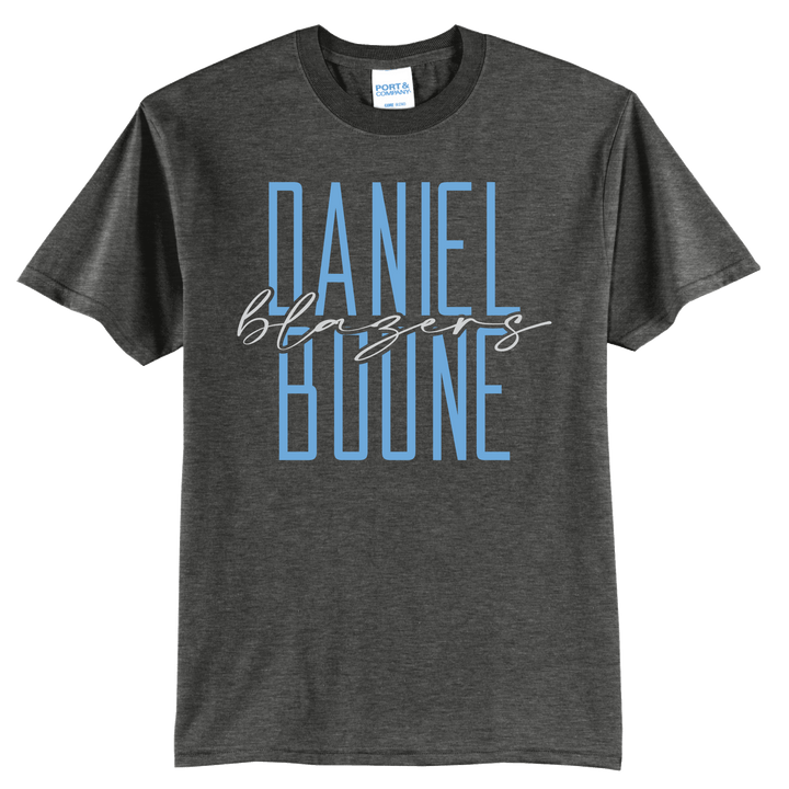 Daniel Boone Blazers Stacked Script T-Shirt | School Spirit Tee