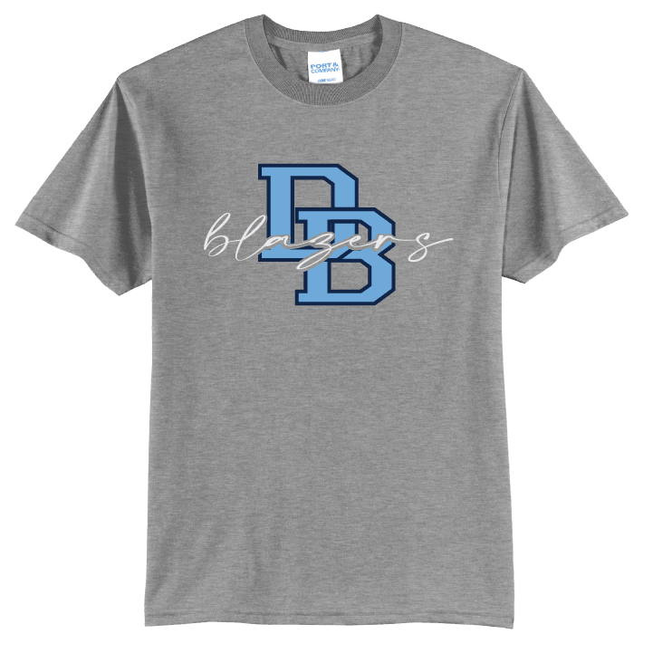 Daniel Boone Blazers DB Script T-Shirt | Varsity Monogram Spirit Tee