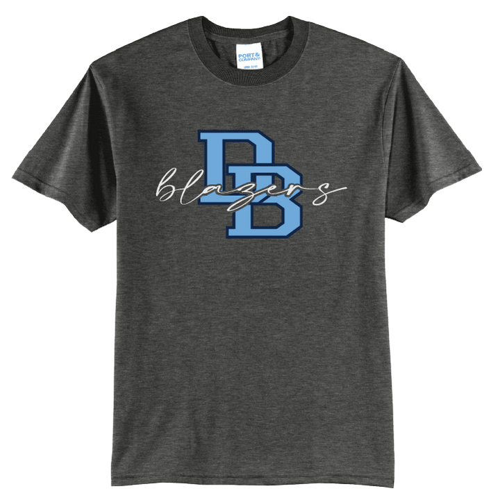 Daniel Boone Blazers DB Script T-Shirt | Varsity Monogram Spirit Tee