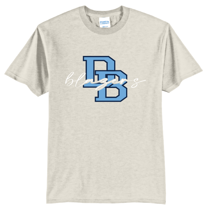 Daniel Boone Blazers DB Script T-Shirt | Varsity Monogram Spirit Tee
