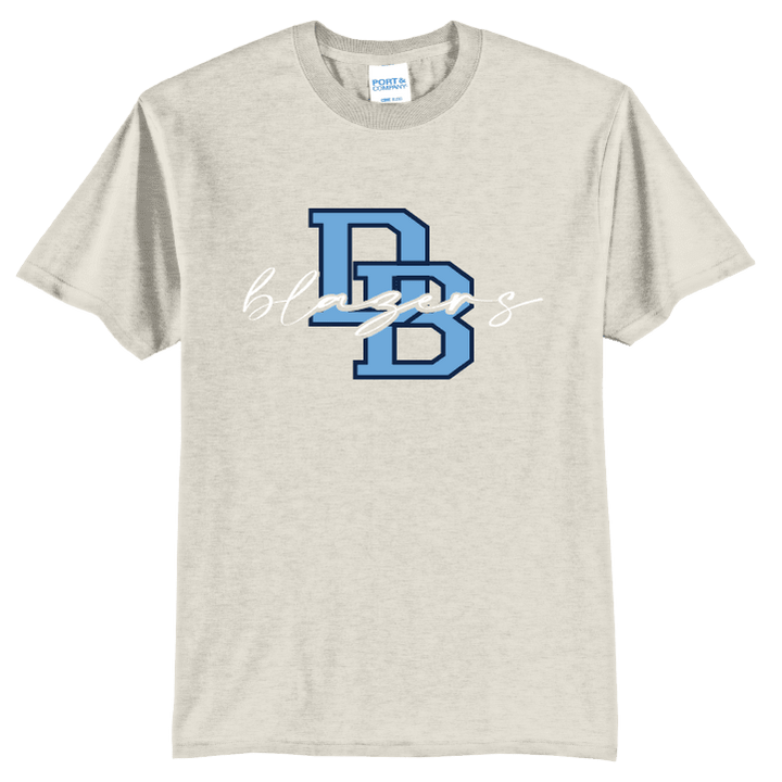 Daniel Boone Blazers DB Script T-Shirt | Varsity Monogram Spirit Tee