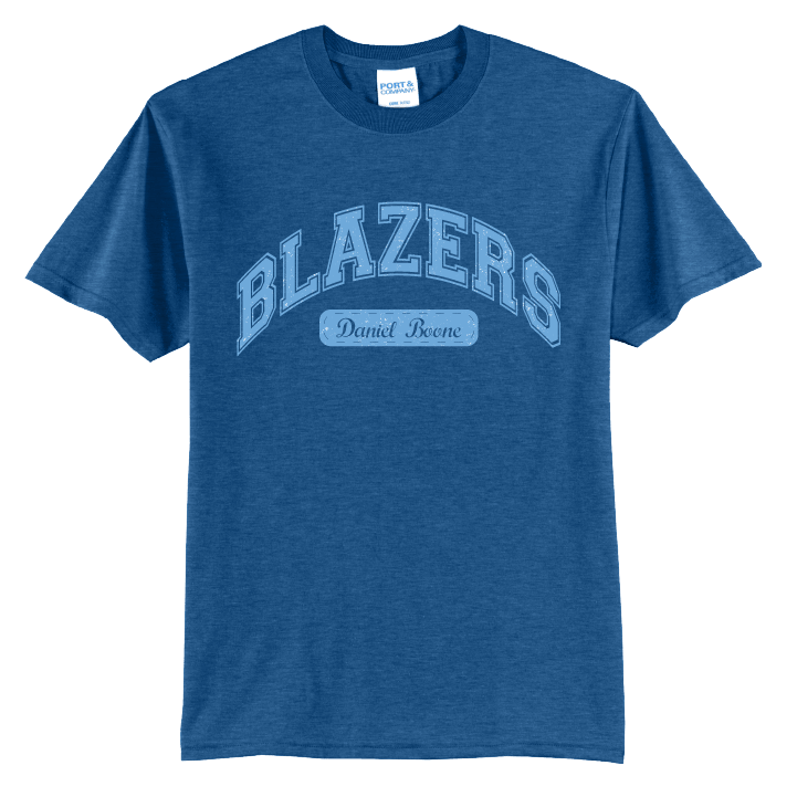 Daniel Boone Blazers Vintage Varsity T-Shirt | Retro Collegiate Spirit Tee