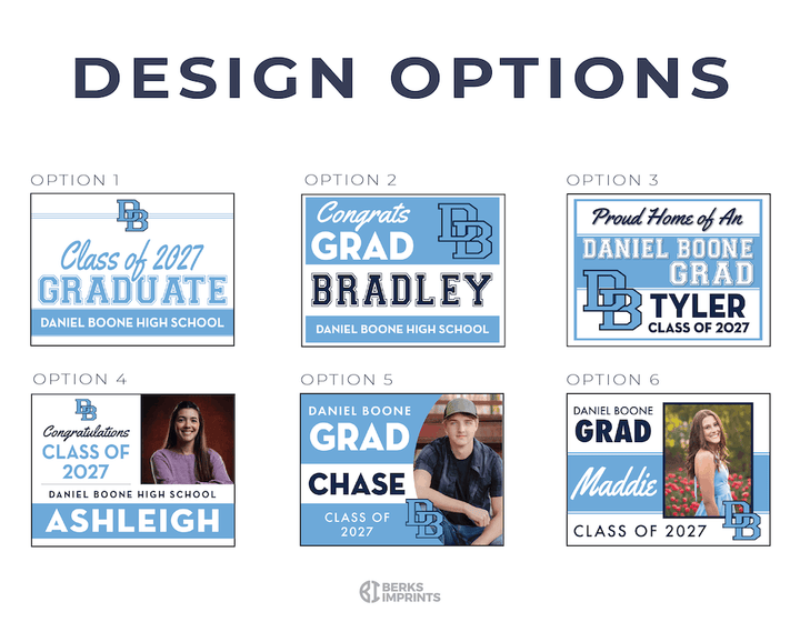 Class of 2027 Daniel Boone Graduate Yard Signs
