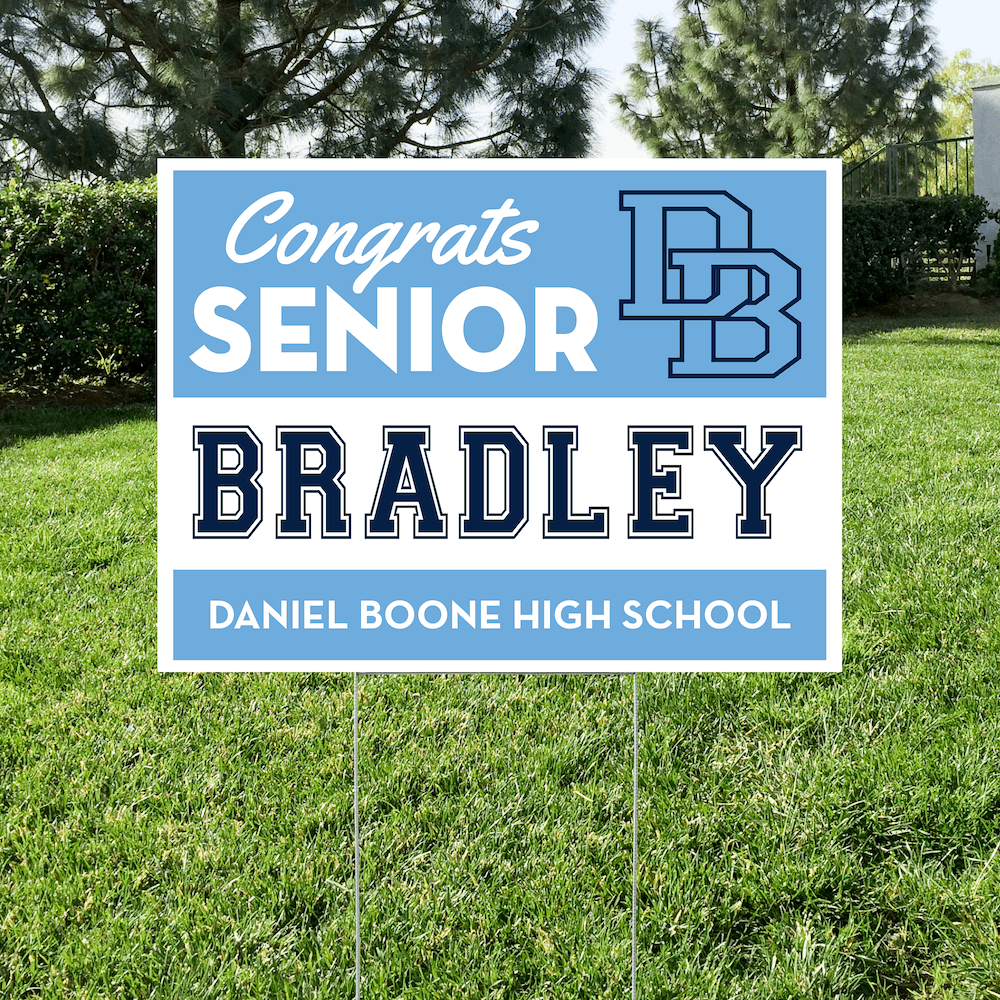 Daniel Boone senior yard sign