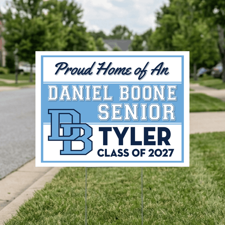 Daniel Boone senior yard sign