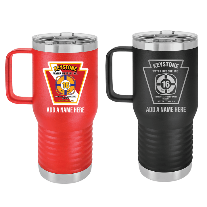 Keystone Water Rescue 20oz Handled Travel Tumbler