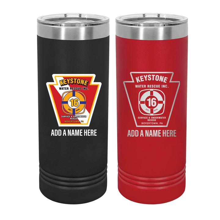 Keystone Water Rescue 22oz Skinny Tumbler