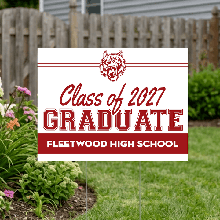 Class of 2027 Fleetwood Graduate Yard Signs