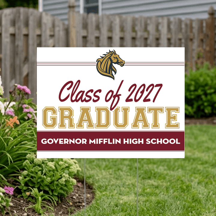 Class of 2027 Governor Mifflin Graduate Yard Signs