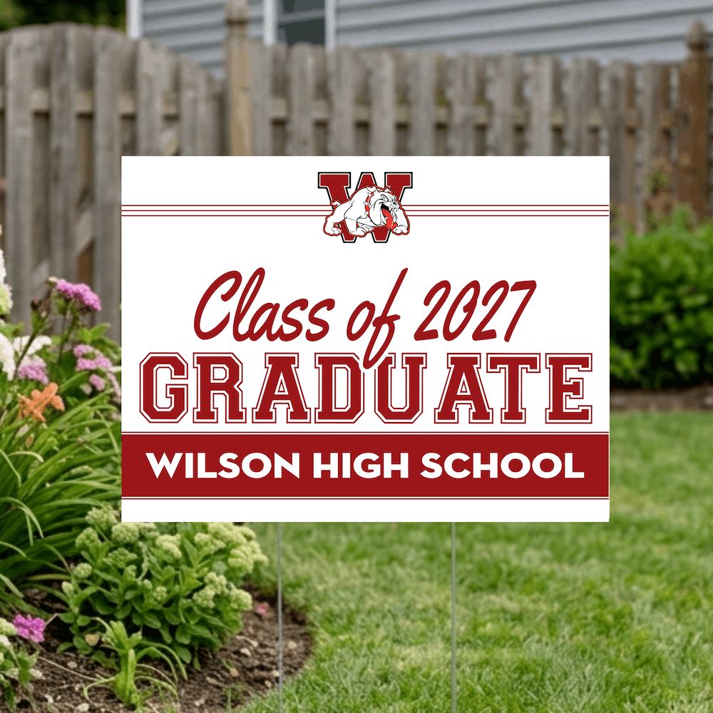 Class of 2027 Wilson Graduate Yard Signs