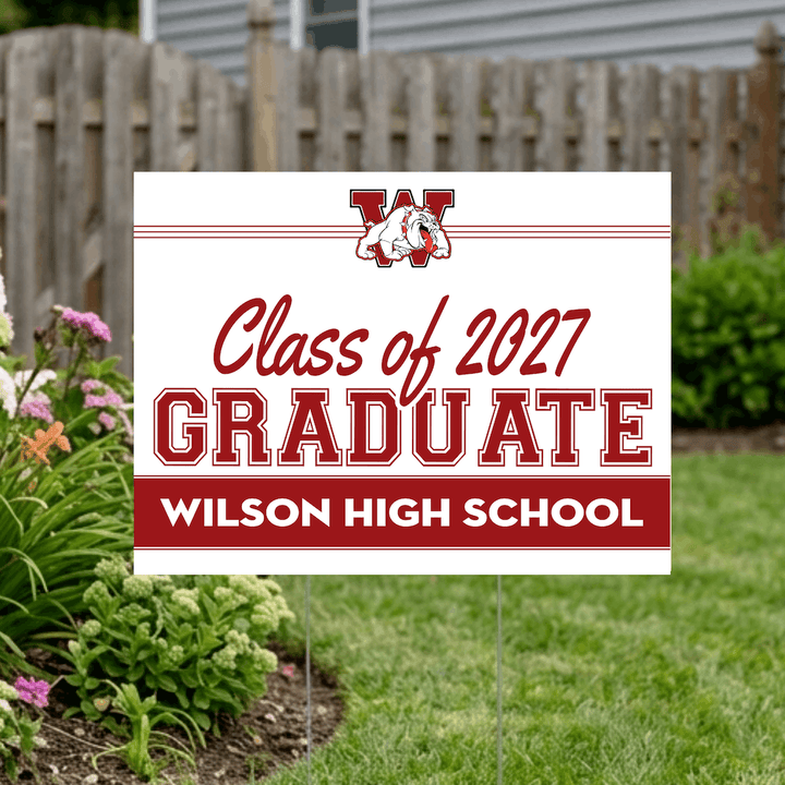 Class of 2027 Wilson Graduate Yard Signs