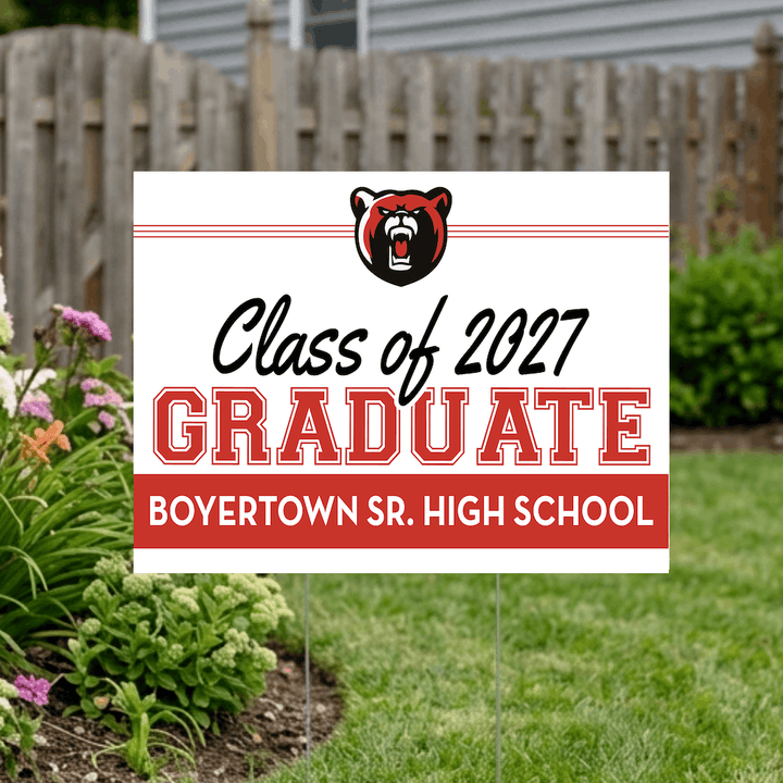Class of 2027 Boyertown Graduate Yard Signs