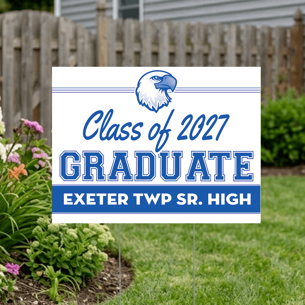 Class of 2027 Exeter Graduate Yard Signs