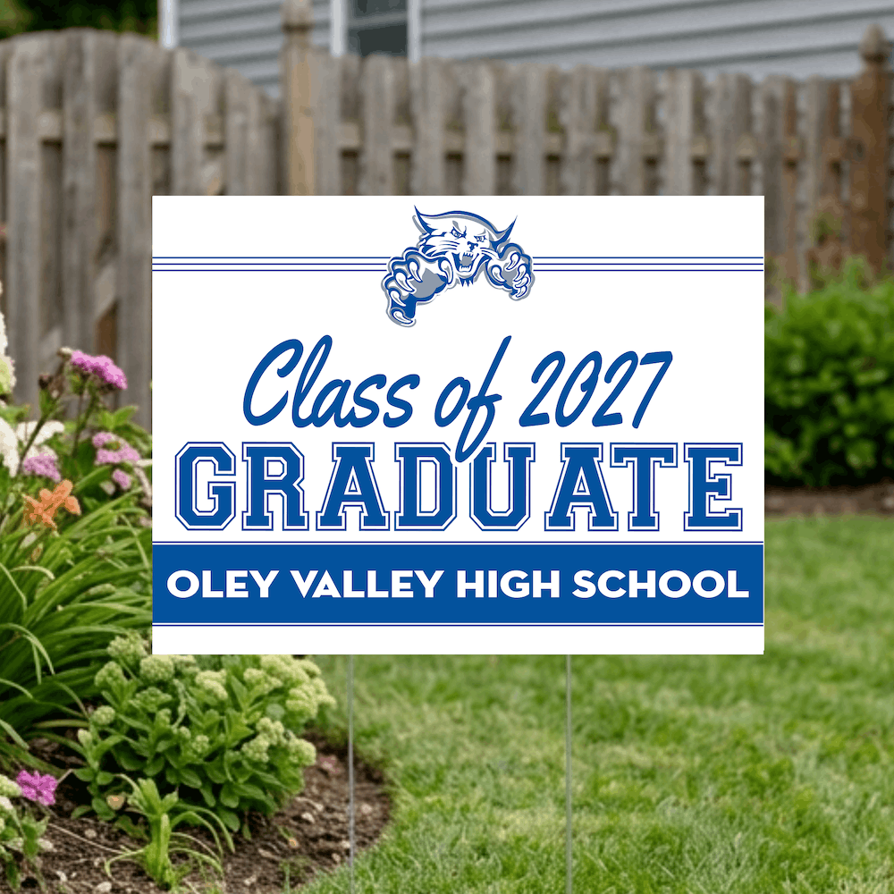 Class of 2027 Oley Valley Graduate Yard Signs
