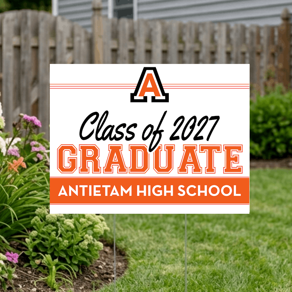 Class of 2027 Antietam Graduate Yard Signs