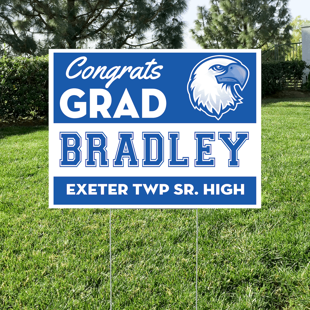Class of 2027 Exeter Graduate Yard Signs